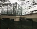 dunkirk estate steel frame structure extension