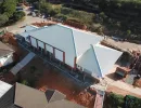 crawford college steel frame trusses roofing