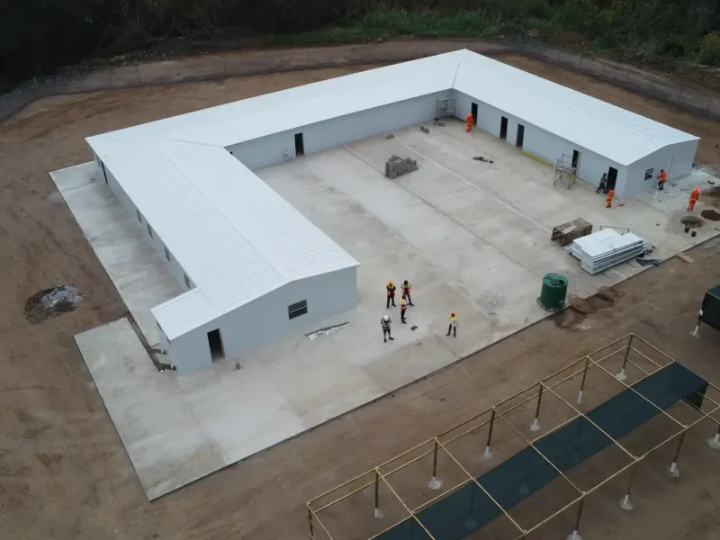 csc emergency laboratory westville steel frame construction durban