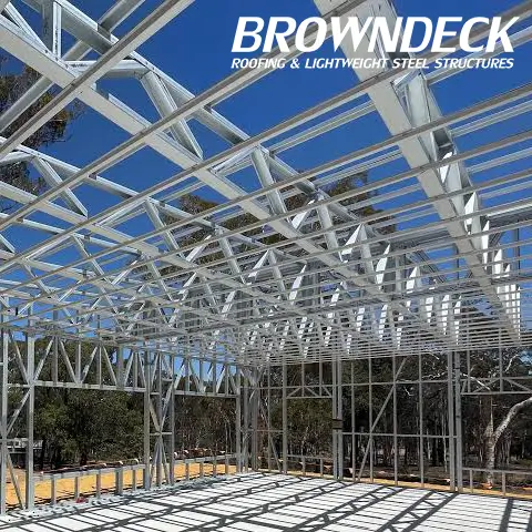 steel roof trusses and roofing structures